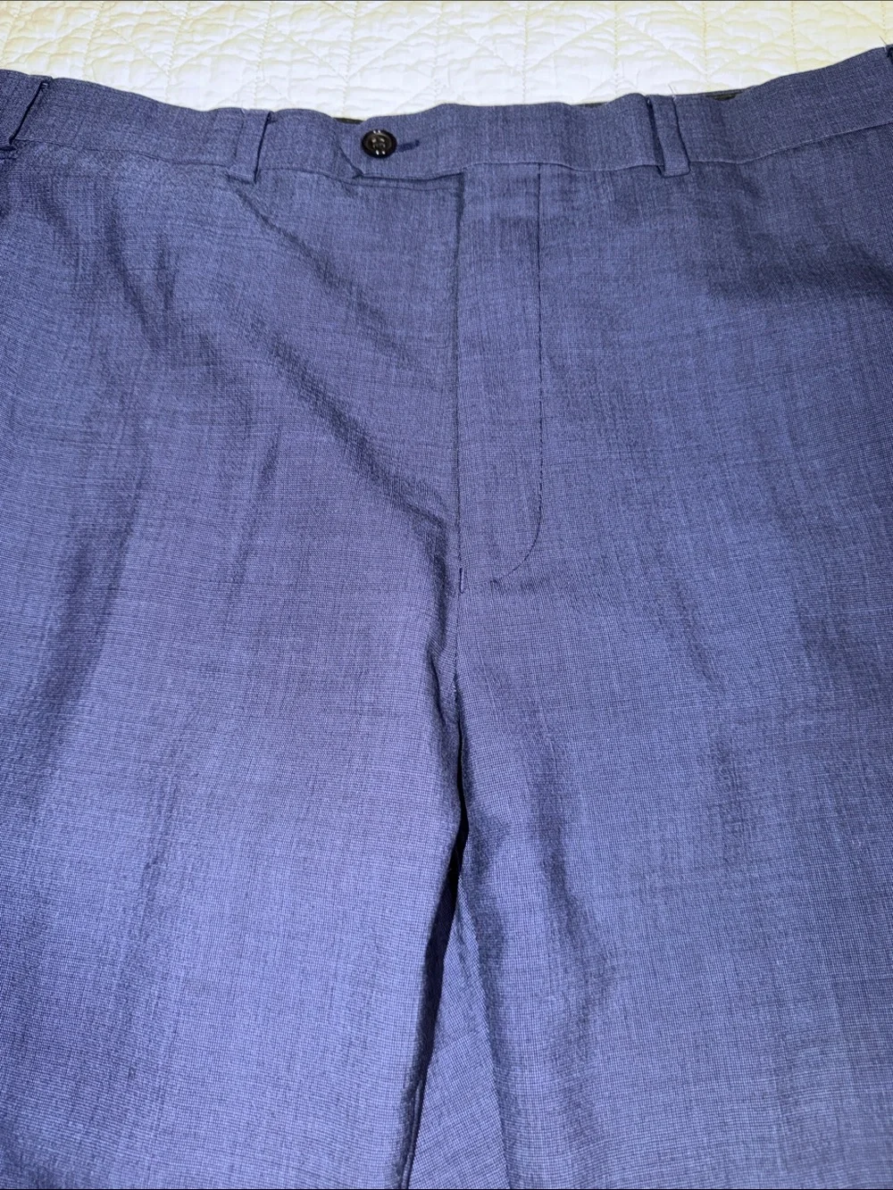 Ralph Lauren Navy Blue Dress Pants - Tailored Front Pleat
